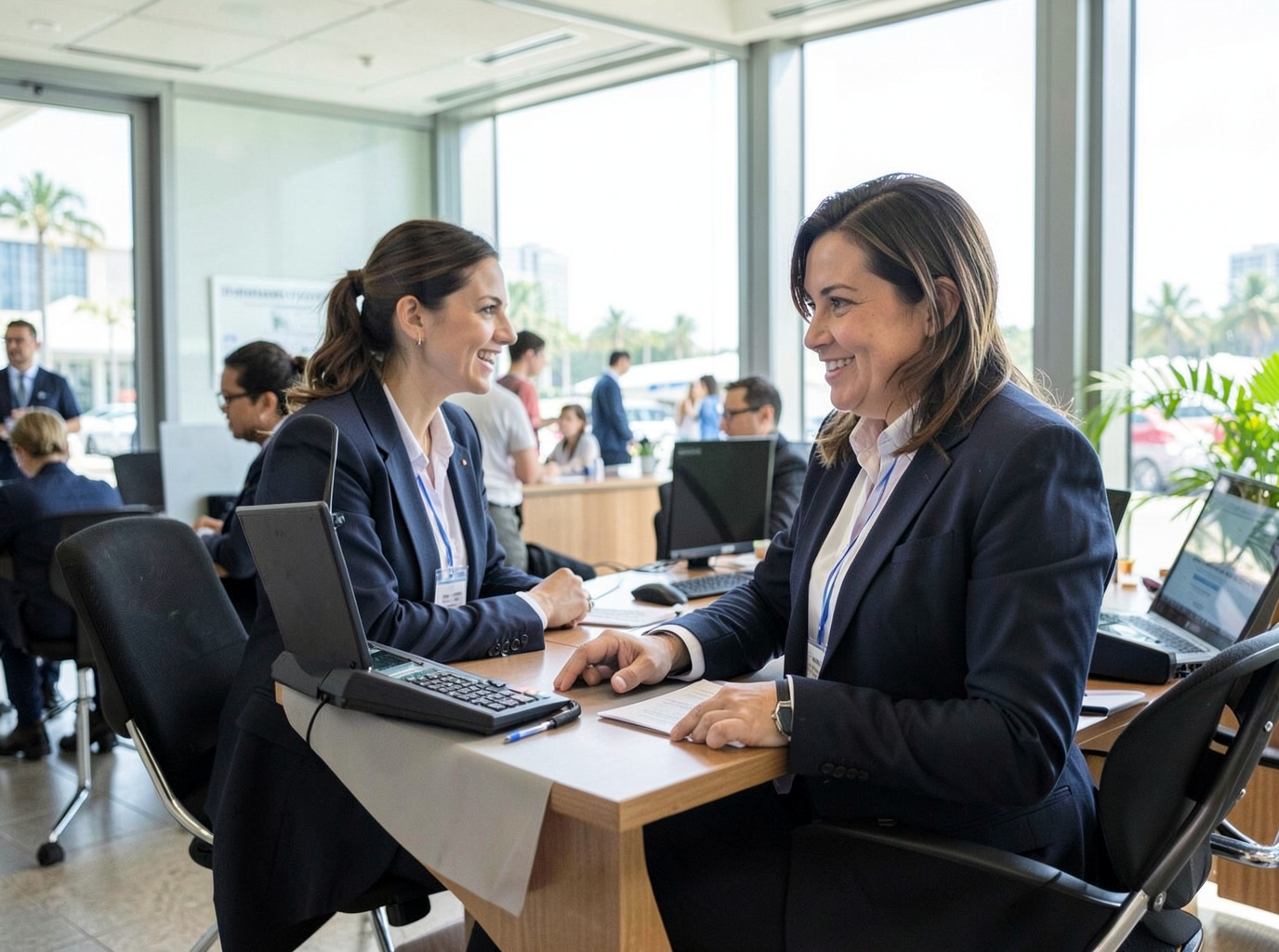 Airline Customer Service in Downtown Miami